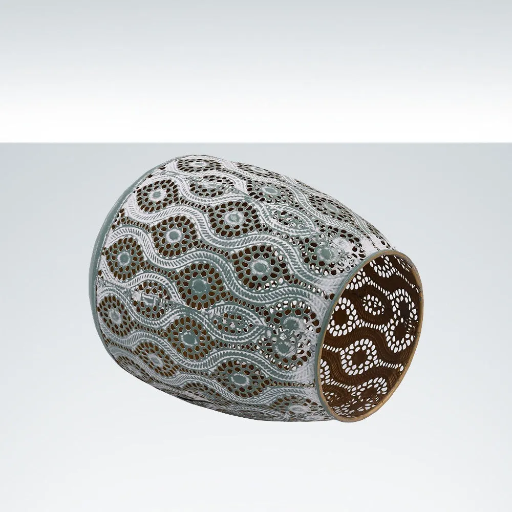 Metallic Vase Candle Holder