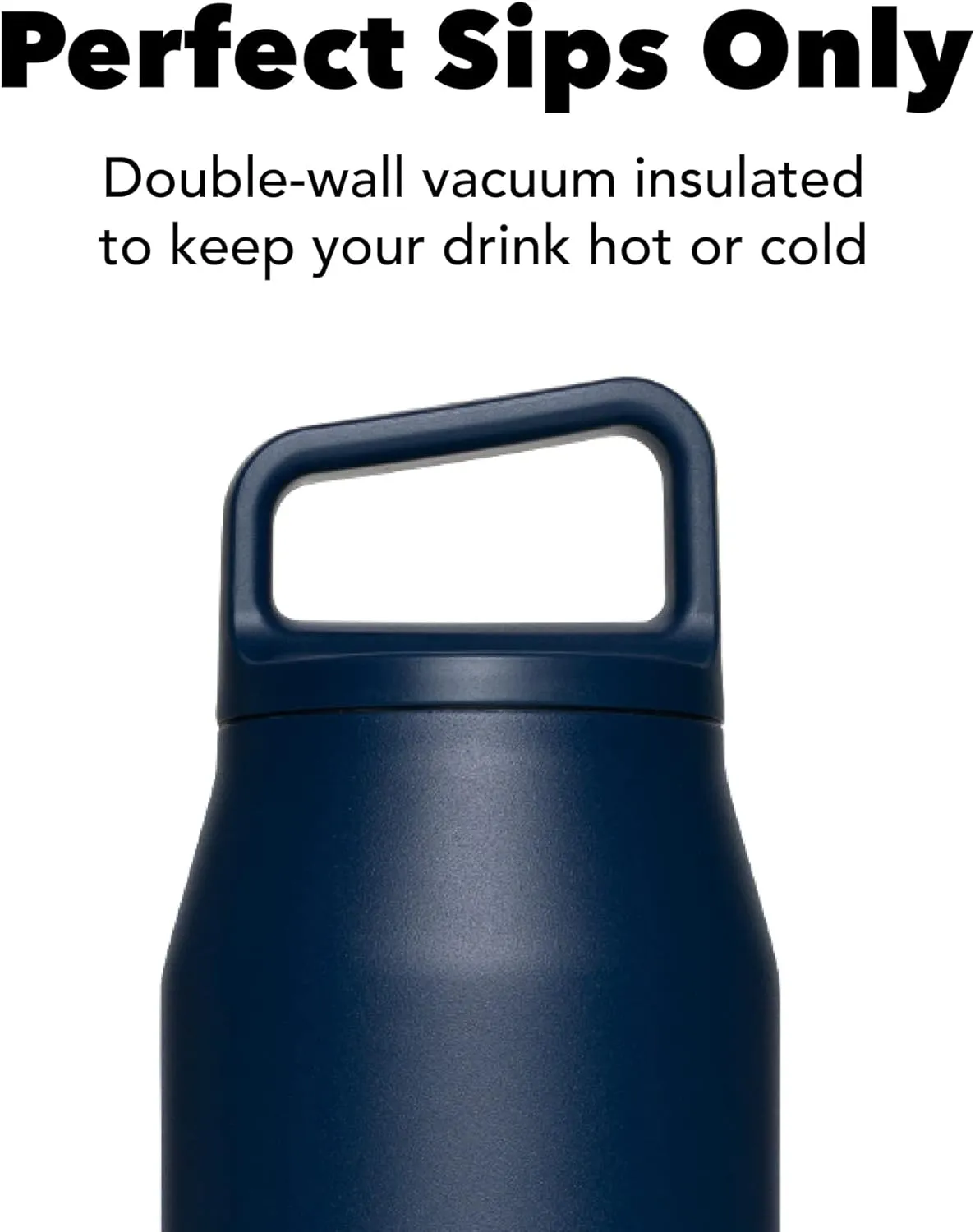 MiiR Wide Mouth Water Bottle - 32oz Insulated Water Bottle in Stainless Steel with Double Wall Vacuum Insulation, Leakproof Design, Keeps Drinks Hot or Cold