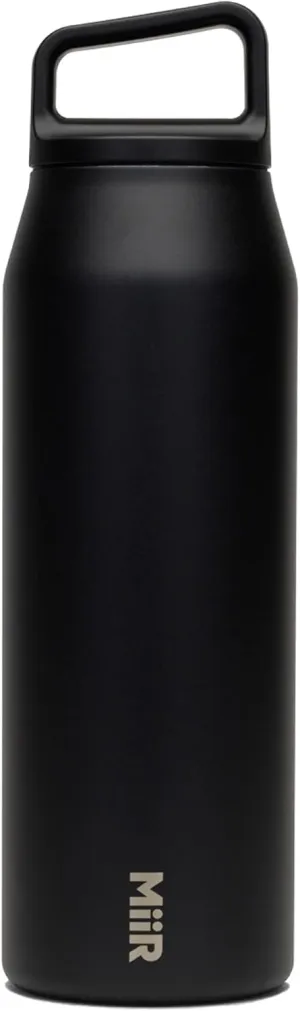 MiiR Wide Mouth Water Bottle - 32oz Insulated Water Bottle in Stainless Steel with Double Wall Vacuum Insulation, Leakproof Design, Keeps Drinks Hot or Cold