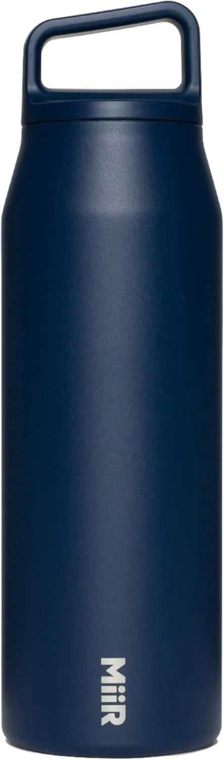 MiiR Wide Mouth Water Bottle - 32oz Insulated Water Bottle in Stainless Steel with Double Wall Vacuum Insulation, Leakproof Design, Keeps Drinks Hot or Cold