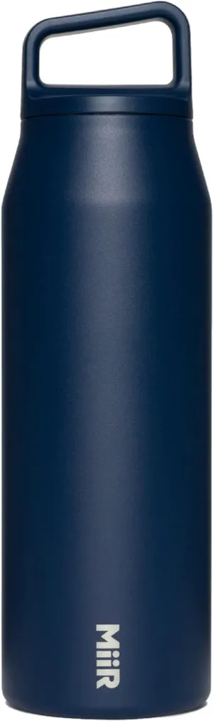 MiiR Wide Mouth Water Bottle - 32oz Insulated Water Bottle in Stainless Steel with Double Wall Vacuum Insulation, Leakproof Design, Keeps Drinks Hot or Cold