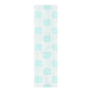 Mint Green Plaid Designed Skateboard Grip Tape Decorative Waterproof Anti-Tearing Cruiser Grip Tape para Skateboard 33×9 Inch