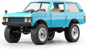 MN-168 1/12 RC Crawler, Ranger Rover 1970 RC Truck 4x4 Off Road Car 2.4GHz RC Rock Climber Vehicles with 7.4V 1200mAh Battery RTR for Adults Hobby Toys (Blue)