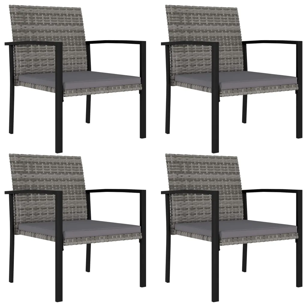 Modern Dining Chairs Outdoor Patio Rattan Dining Chair Poly Rattan