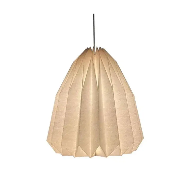 Modern Paper Lantern – Origami Foldable Hanging Lamp for Living Room & Bedroom | Minimalist, Scandinavian Design Light