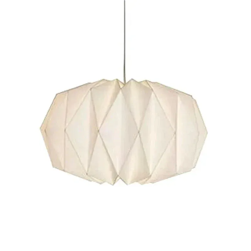 Modern Paper Lantern – Origami Foldable Hanging Lamp for Living Room & Bedroom | Minimalist, Scandinavian Design Light