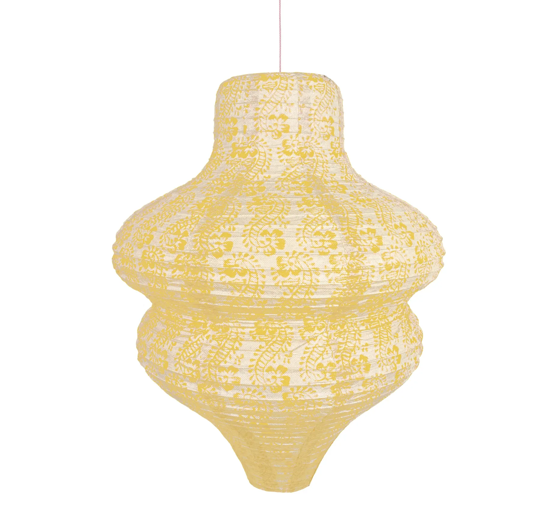 Molly Mahon Hanging Lanterns - Pink & Yellow
