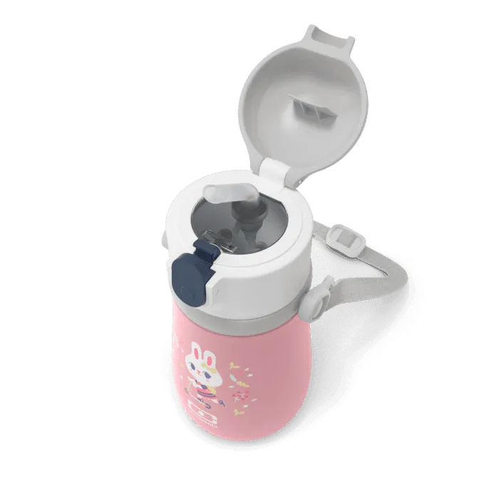 Monbento  MB Stram Insulated Kids Bottle-Pink Bunny