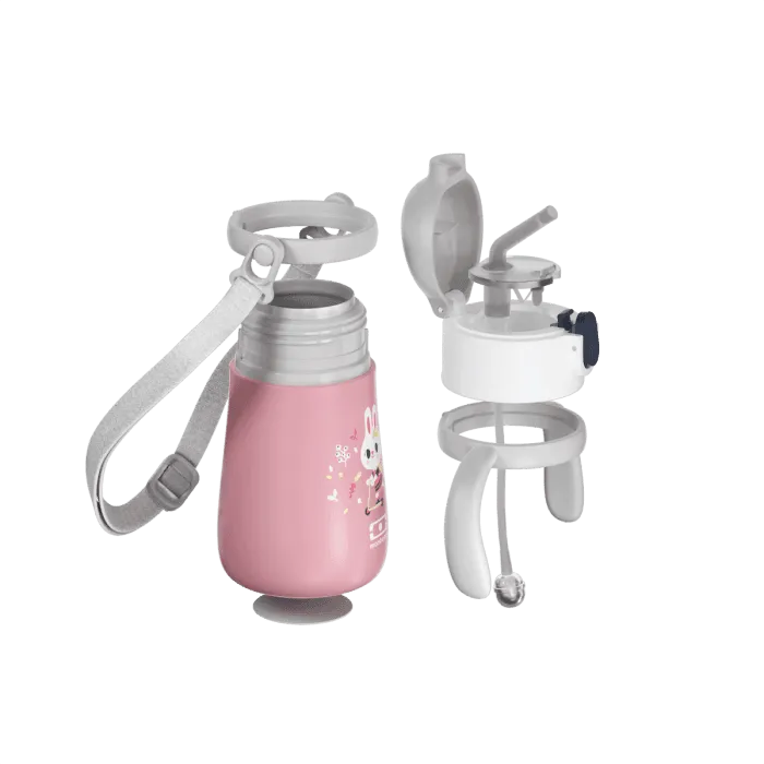 Monbento  MB Stram Insulated Kids Bottle-Pink Bunny