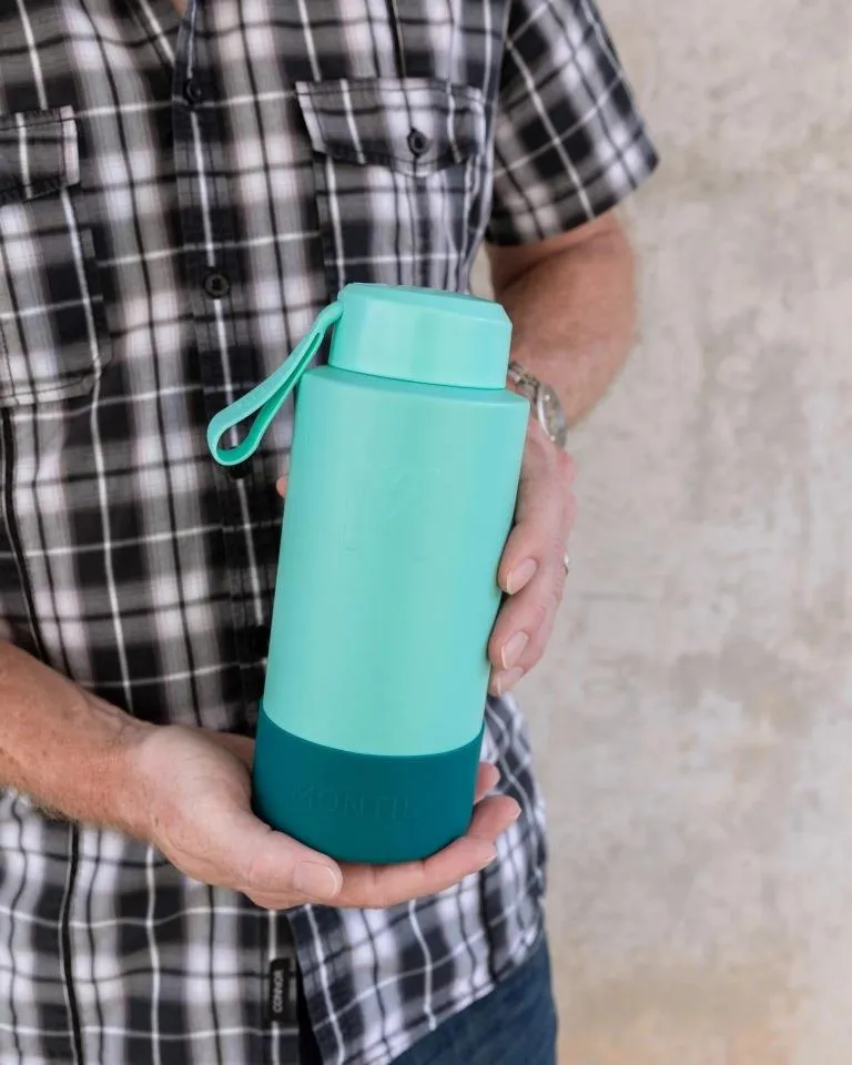 MontiiCo Fusion 1L drink bottle flask - lagoon