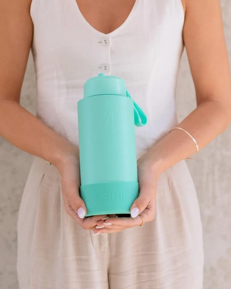MontiiCo Fusion 1L drink bottle sipper - lagoon