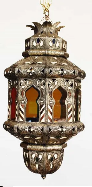 Moorish camel bone chandelier - Handmade Moorish Lighting
