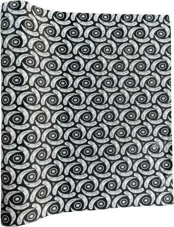 Mopak Décor ShelfLiner used for Wardrobe kitchen cabinet Drawer Slab Roll (Black)