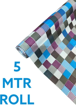 Mopak Decor Polyester Solid Chess Fridge Mat & Cover - Pack of 1 (5 Meter).