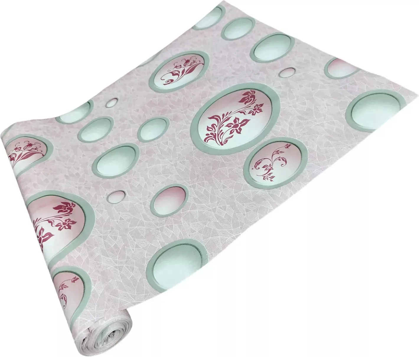 Mopak Decor Polyester Solid Drop Fridge Mat & Cover - Pack of 1 (10 Meter).
