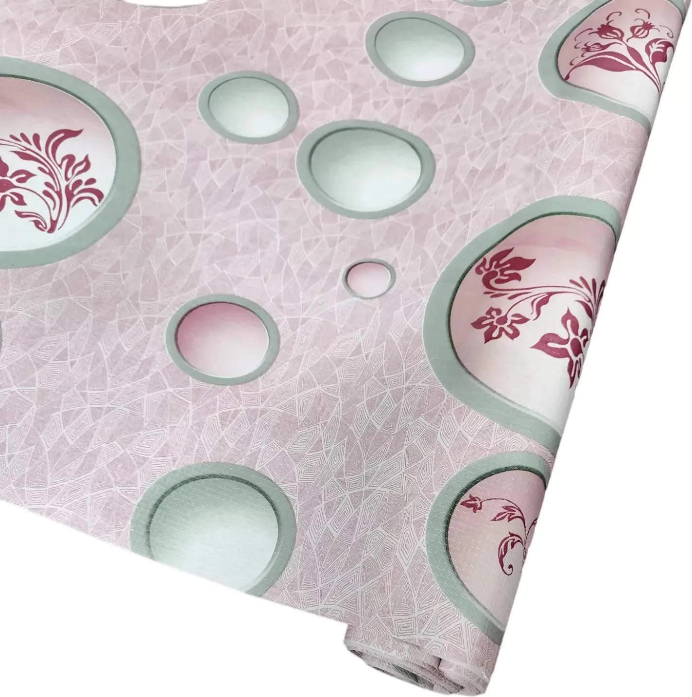 Mopak Decor Polyester Solid Drop Fridge Mat & Cover - Pack of 1 (10 Meter).