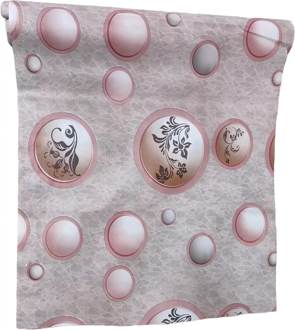 Mopak Decor Polyester Solid Drop Fridge Mat & Cover - Pack of 1 (10 Meter).
