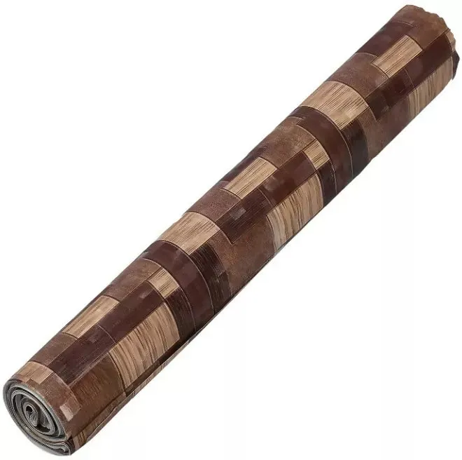 Mopak Decor Polyester Solid Fridge Mat & Cover - 50045 (Brown)