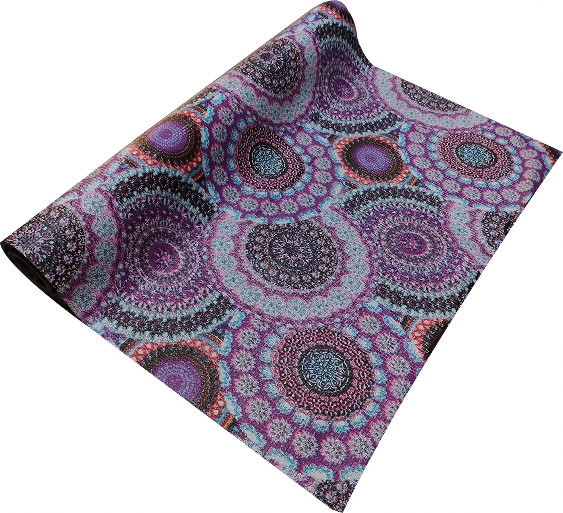 Mopak decor Polyester Solid Fridge Mat & Cover (Purple)