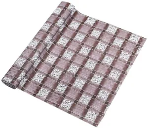 Mopak Decor Polyester Solid Fridge Mat & Cover50045 (Brown)