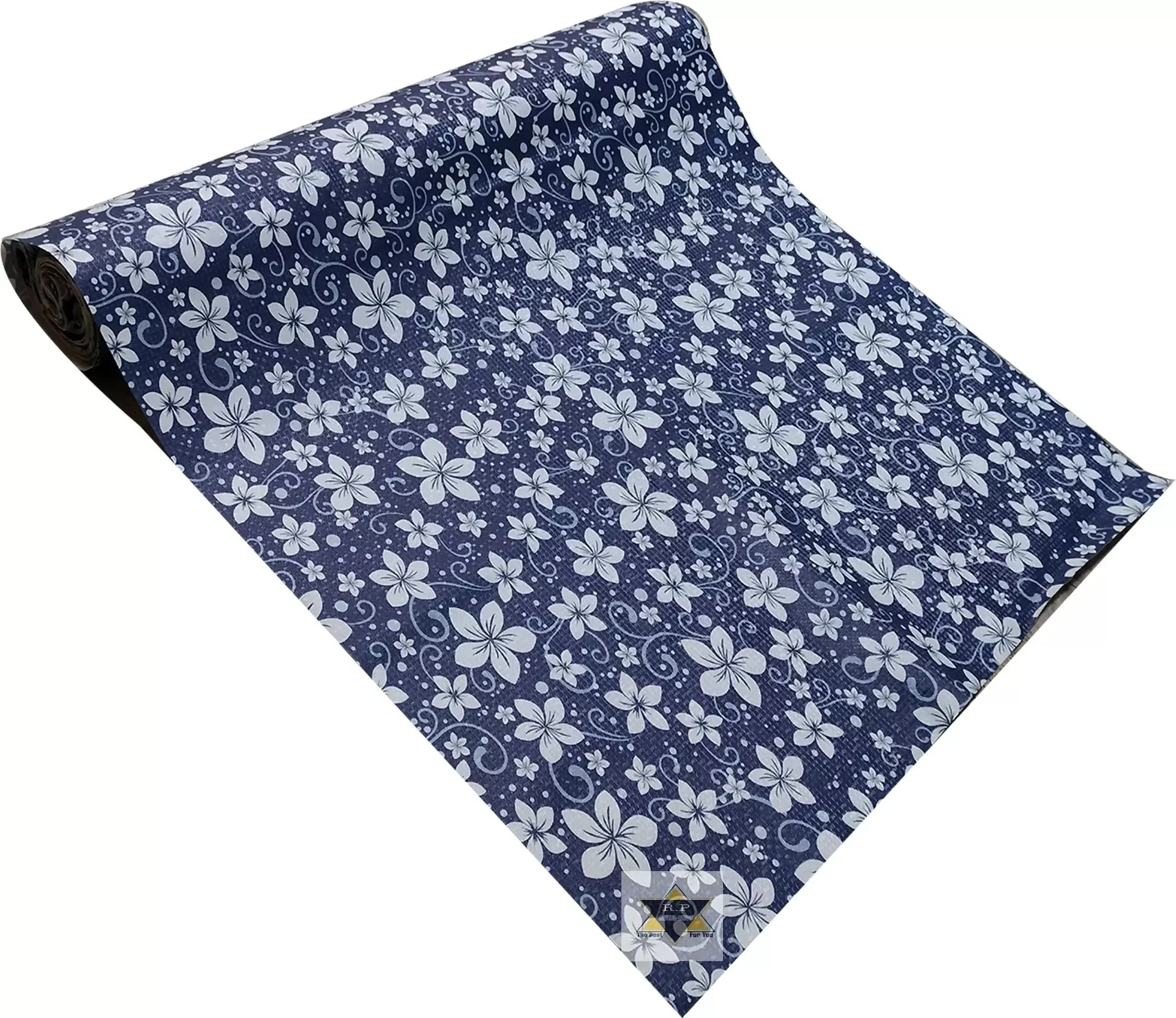 Mopak Decor Shelf Liner 6M used for Wardrobe kitchen cabinet Drawer Slab Roll - ( 45x600cm) (Blue Mini)
