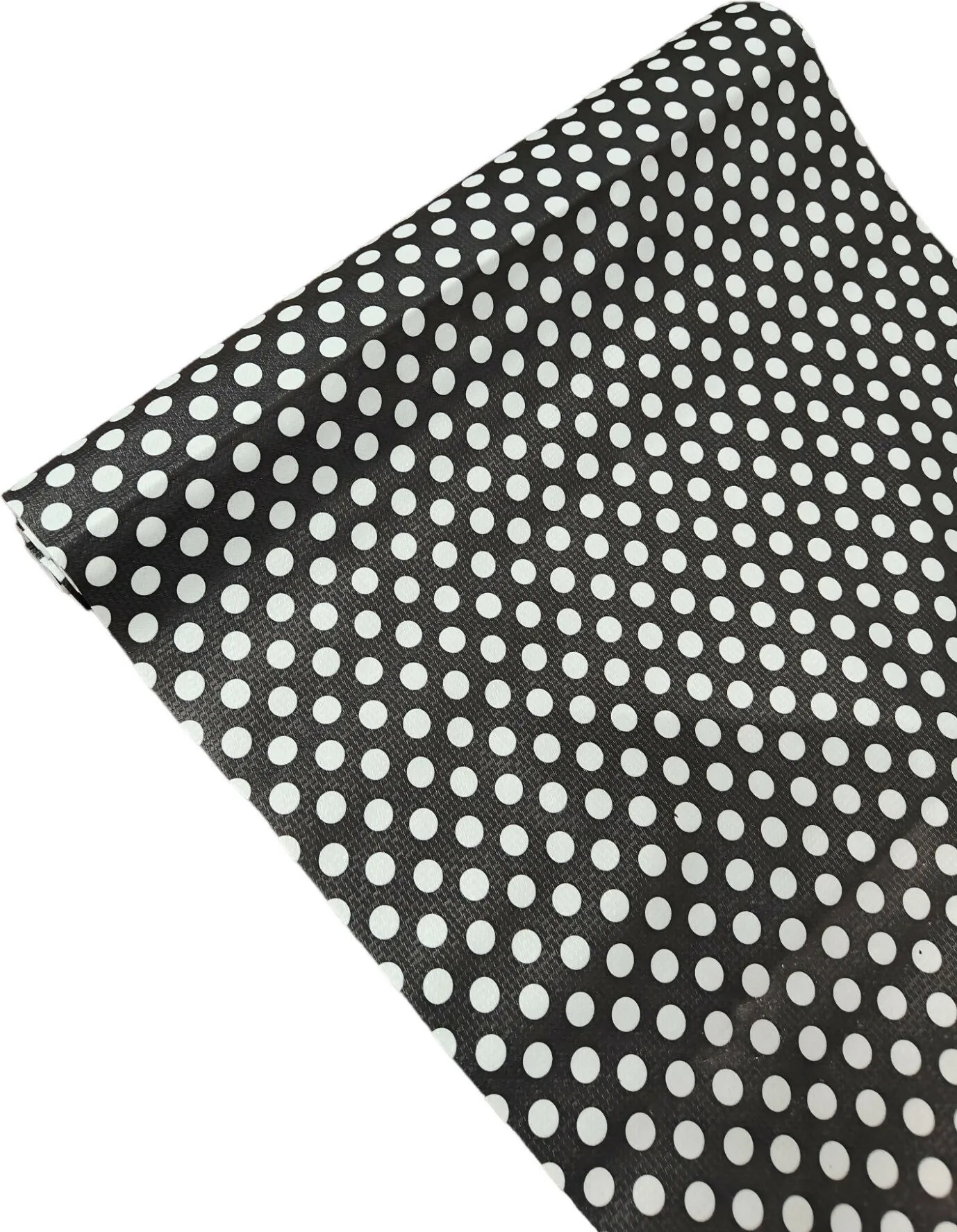 Mopak Decor ShelfLiner used for Wardrobe kitchen cabinet Drawer Slab Roll (Black Dot)