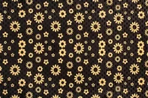 Mopak Decor ShelfLiner used for Wardrobe kitchen cabinet Drawer Slab Roll (Brown Flower)