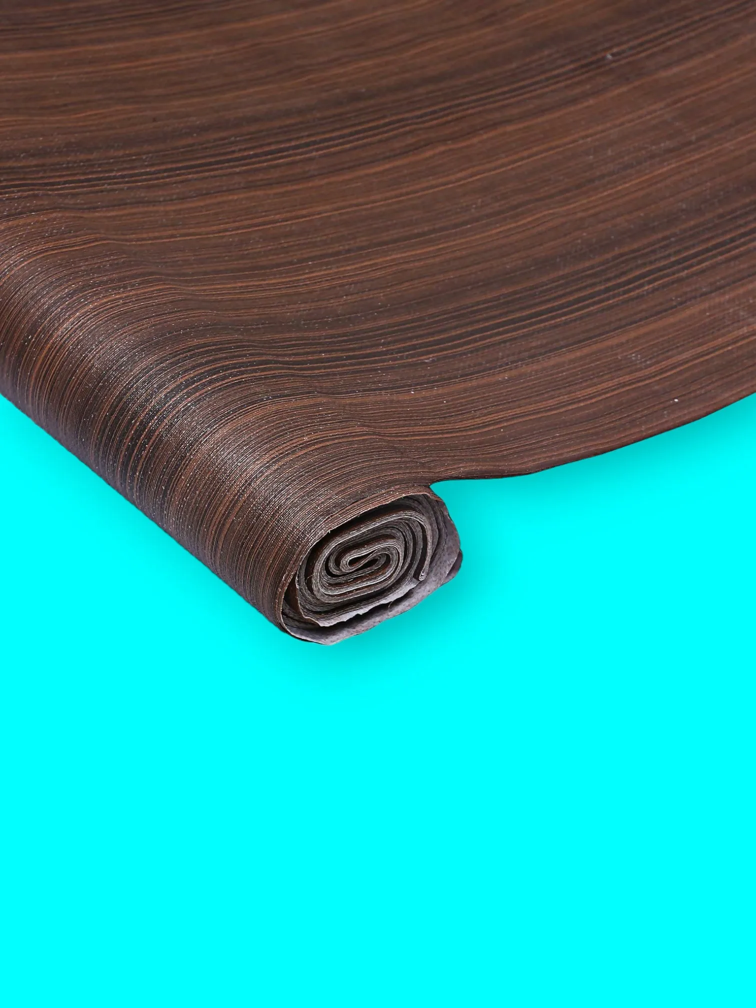 Mopak Decor ShelfLiner used for Wardrobe kitchen cabinet Drawer Slab Roll (Dark Brown Line)