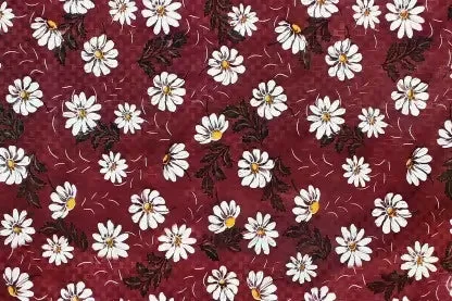 Mopak Decor ShelfLiner used for Wardrobe kitchen cabinet Drawer Slab Roll (Maroon Flower)
