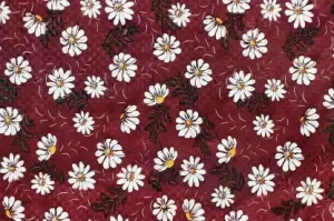 Mopak Decor ShelfLiner used for Wardrobe kitchen cabinet Drawer Slab Roll (Maroon Flower)