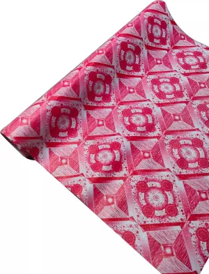 Mopak Decor ShelfLiner used for Wardrobe kitchen cabinet Drawer Slab Roll (Pink Round Box)