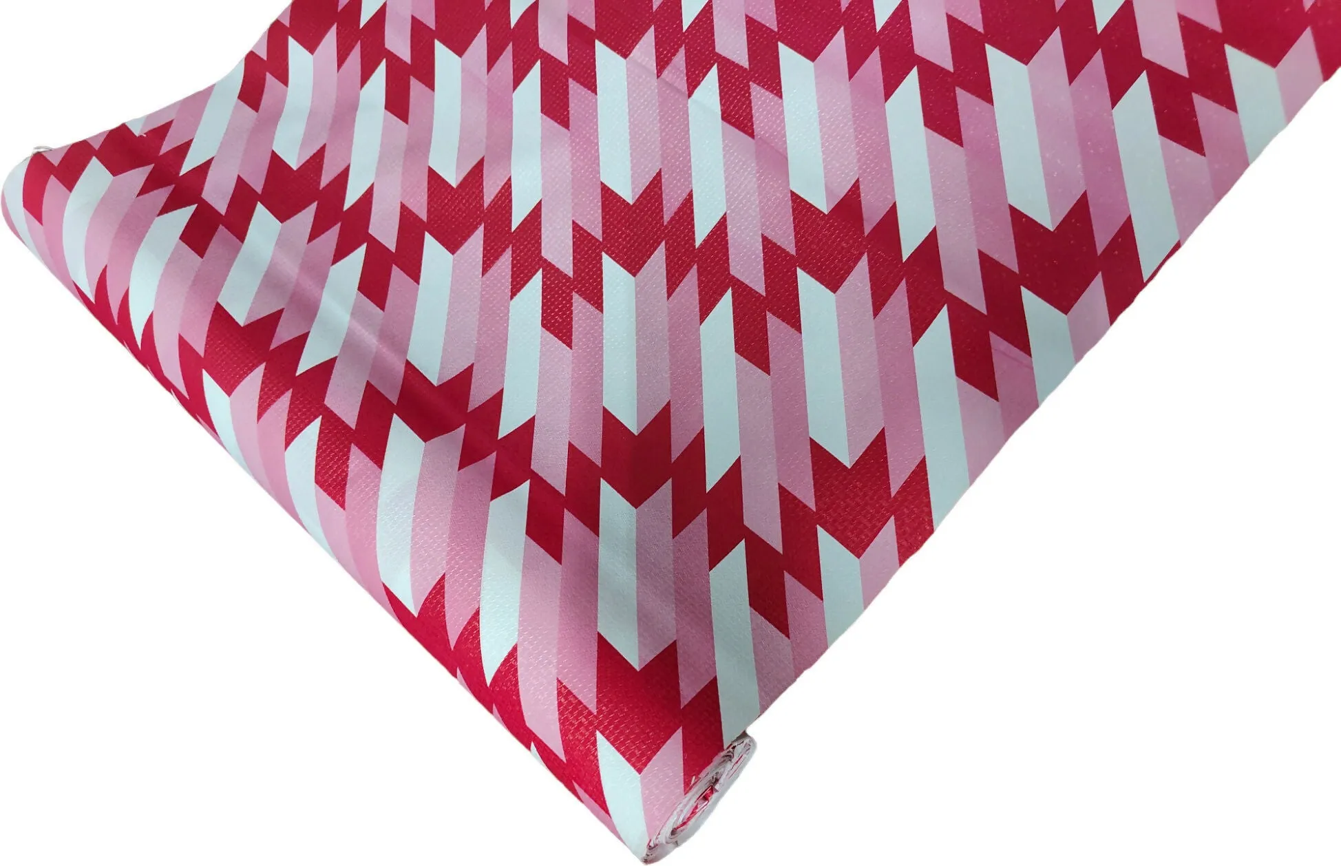 Mopak Decor ShelfLiner used for Wardrobe kitchen cabinet Drawer Slab Roll (Pink White Cut)
