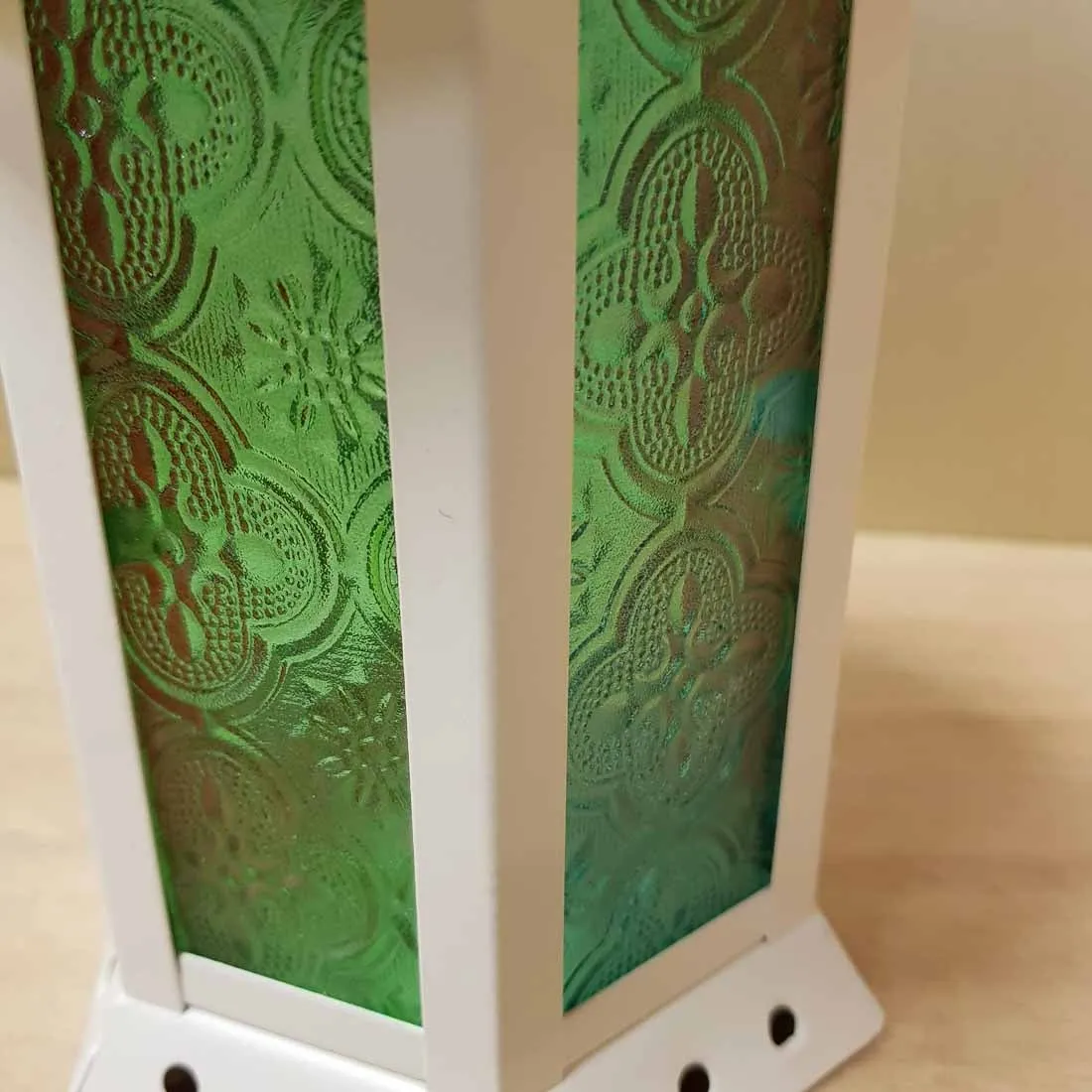 Moroccan Hexagonal White Lantern