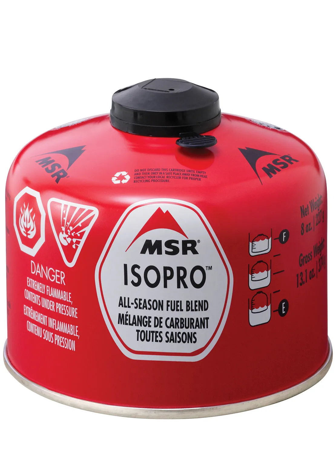 MSR IsoPro 4 Oz Small Fuel Canister