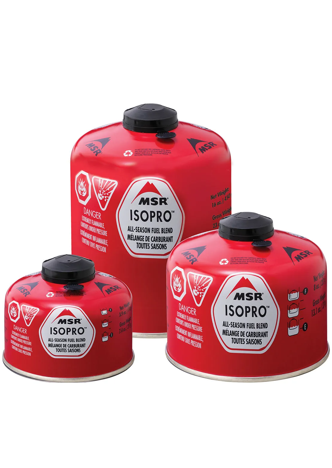MSR IsoPro 4 Oz Small Fuel Canister