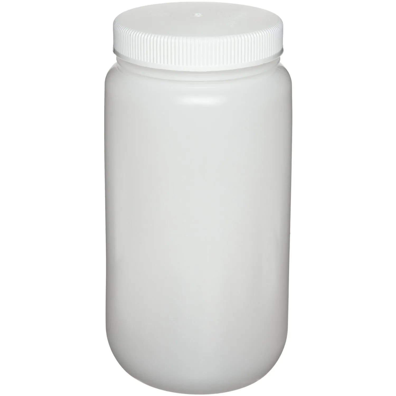 Nalgene 2120-0010 Wide-Mouth Bottle, HDPE, Large, 4L