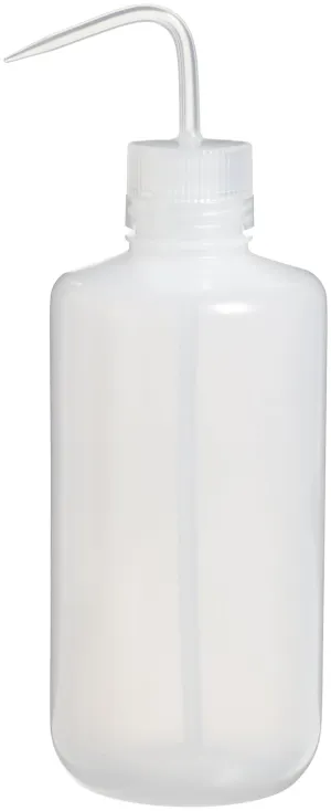 Nalgene 2401-1000 Economy Wash Bottle, LDPE, 1000mL (Pack of 4)