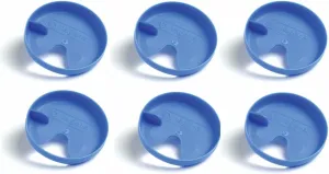 Nalgene Easy Sipper Blue Wide Mouth Water Bottle Splash Guard Insert (6-Pack)