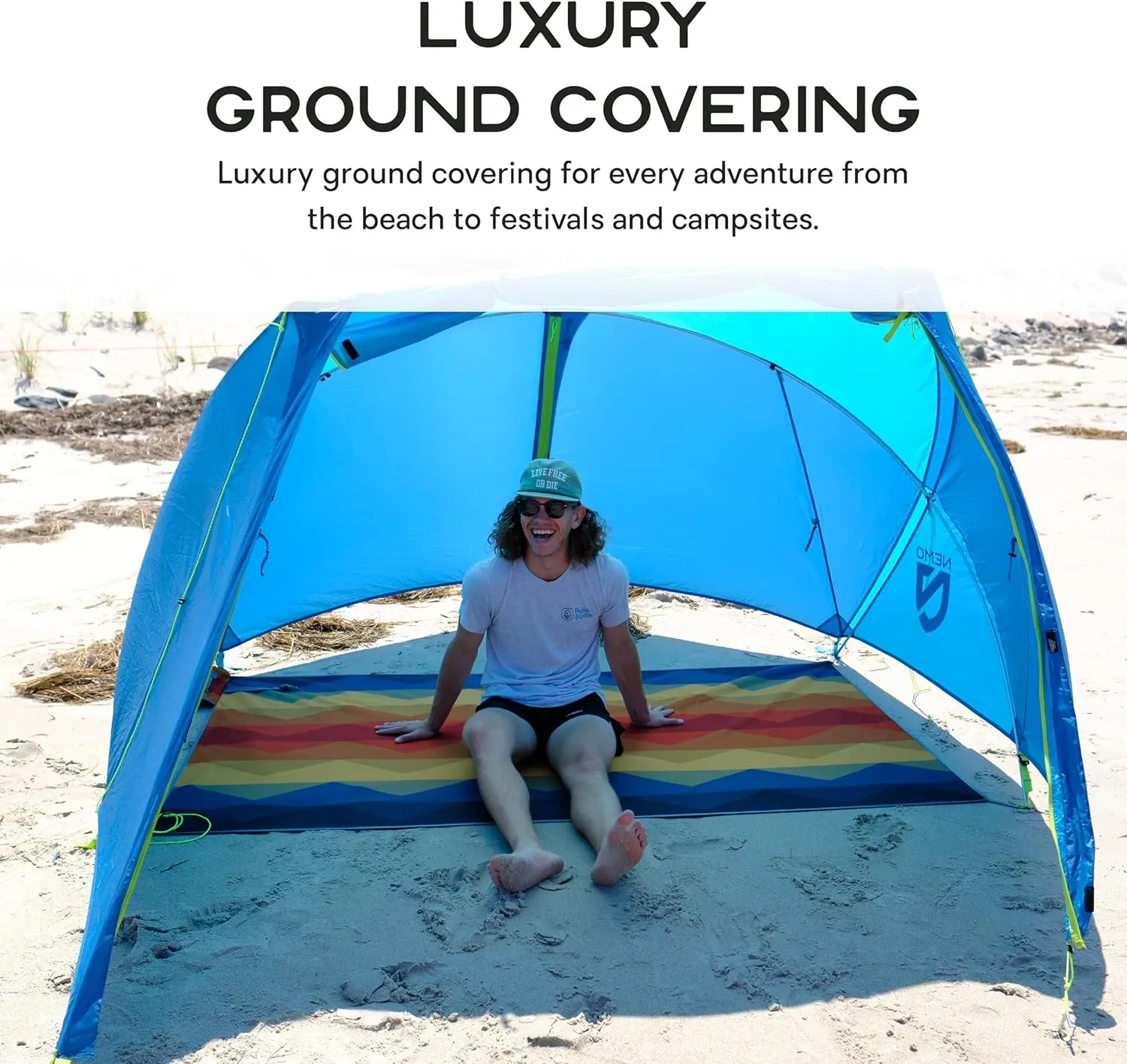 NEMO Equipment Victory Blanket - Large - Patio: Fortress Mirage