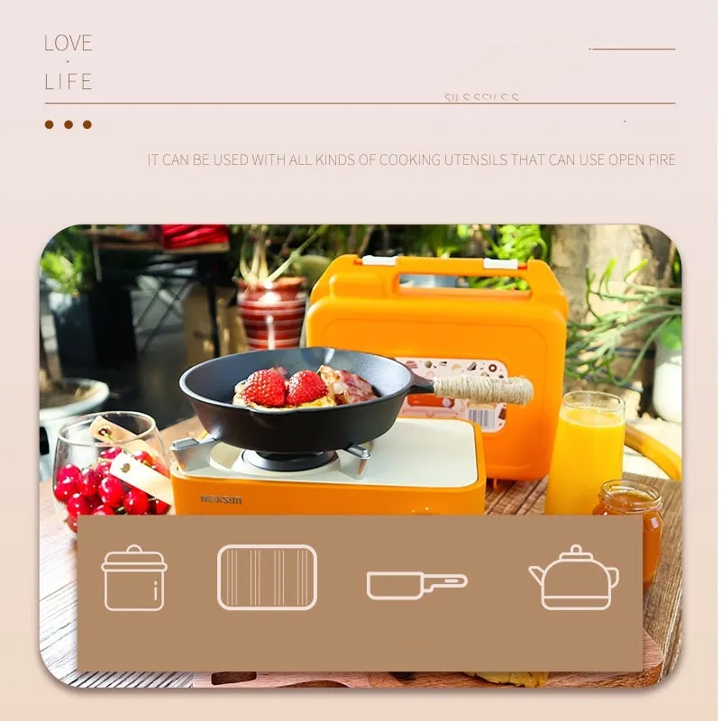 New Maixian Outdoor Mini Tea Cooking Grilled Meat Ins Wind Gas Stove