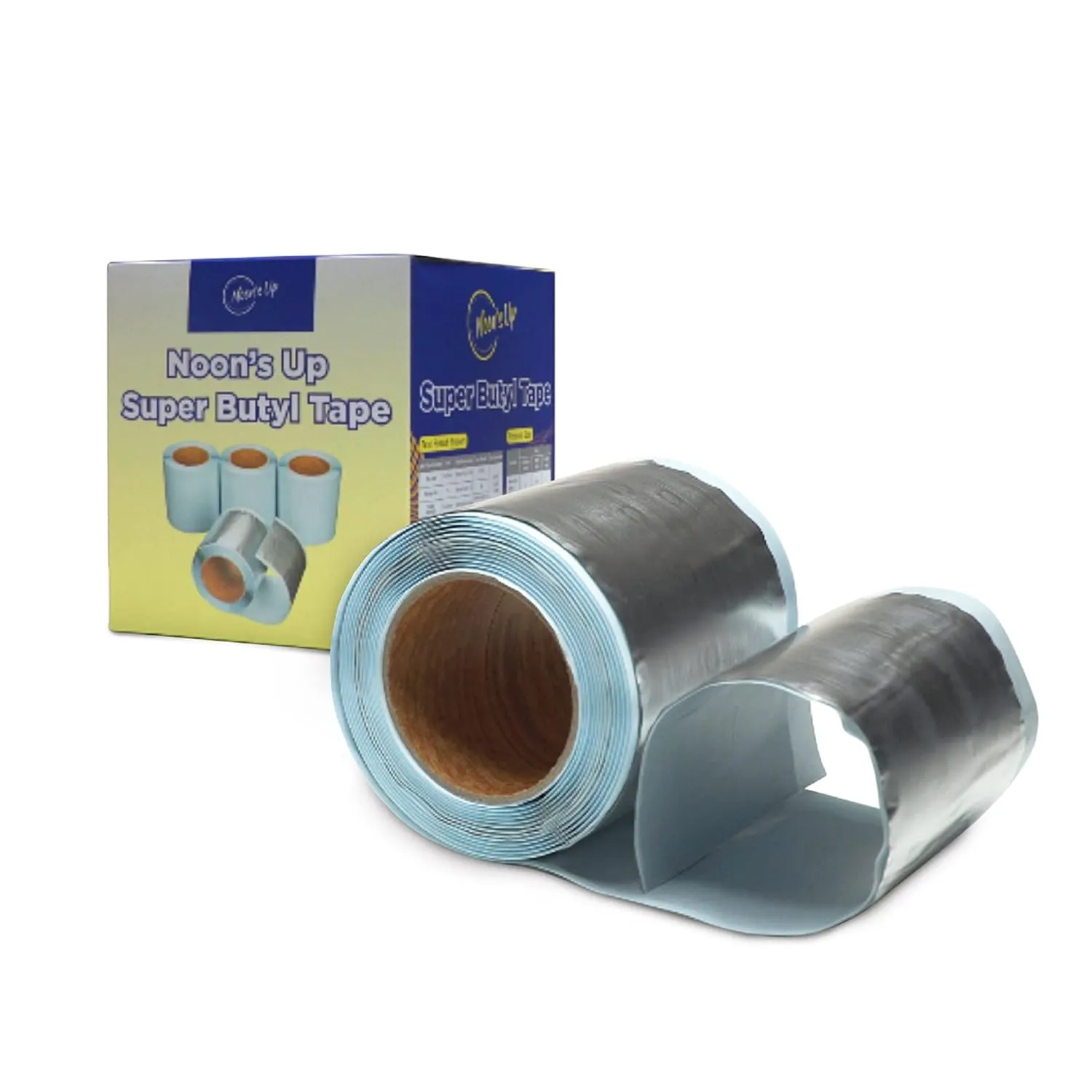 NOON'S UP Super Butyl Tape 16 ft x 4 in x 1mm (1 Pack) - Waterproof Sealing Tape | Leak Repair Tape Weather Proof Tape | Outdoor Waterproof Tape for Leaks | Water Sealant Tape, Pipe Tape