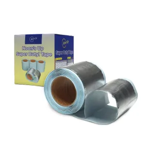 NOON'S UP Super Butyl Tape 16 ft x 4 in x 1mm (1 Pack) - Waterproof Sealing Tape | Leak Repair Tape Weather Proof Tape | Outdoor Waterproof Tape for Leaks | Water Sealant Tape, Pipe Tape