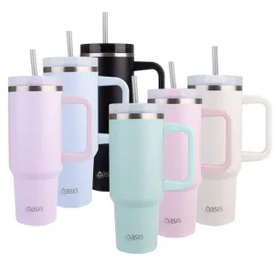 Oasis Stainless Steel Double Wall Insulated "Commuter" Travel Tumbler 1.2L