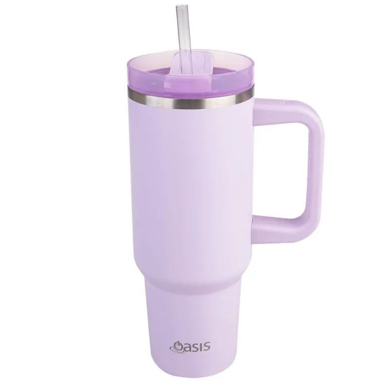 Oasis Stainless Steel Double Wall Insulated "Commuter" Travel Tumbler 1.2L