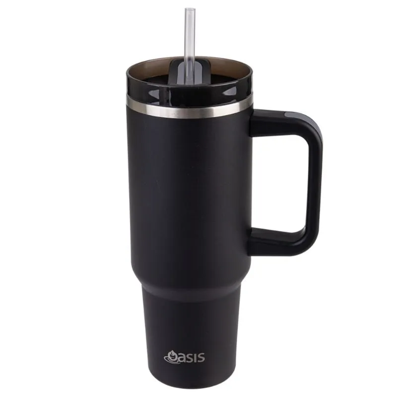 Oasis Stainless Steel Double Wall Insulated "Commuter" Travel Tumbler 1.2L