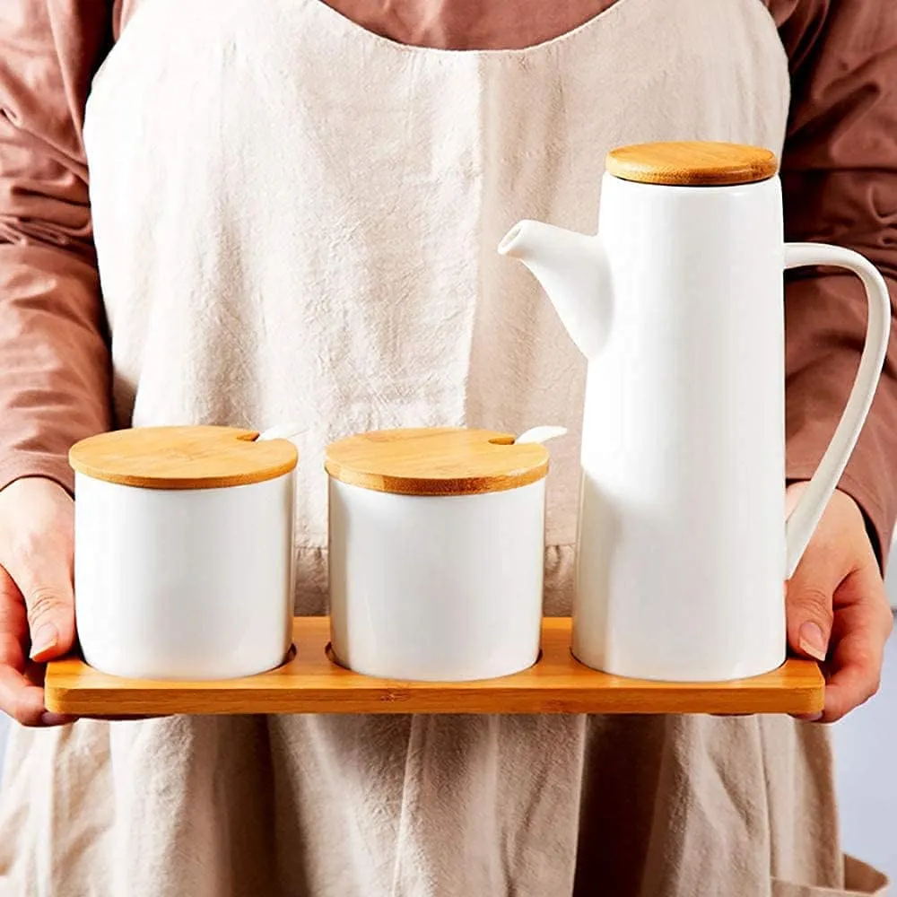 Oil Can Olive or Vinegar Bottle Anti-Leakage,Ceramics Dispenser Bottle,Olive Oil/Soy Sauce/Vinegar Cruet,Liquid Condiment Dispenser for Kitchen Cooking,470ml