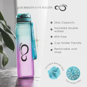 Ombré 24oz Insulated Sports Bottle