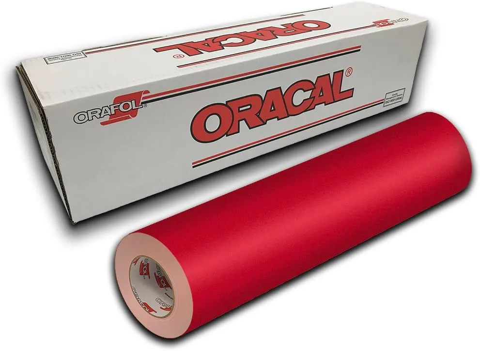 Oracal 631 Exhibition Cal Matte Finish - 12" x 5yd - Red 031
