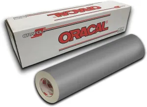 Oracal 631 Exhibition Cal Matte Finish - 12" x 5yd - Silver Metallic 090