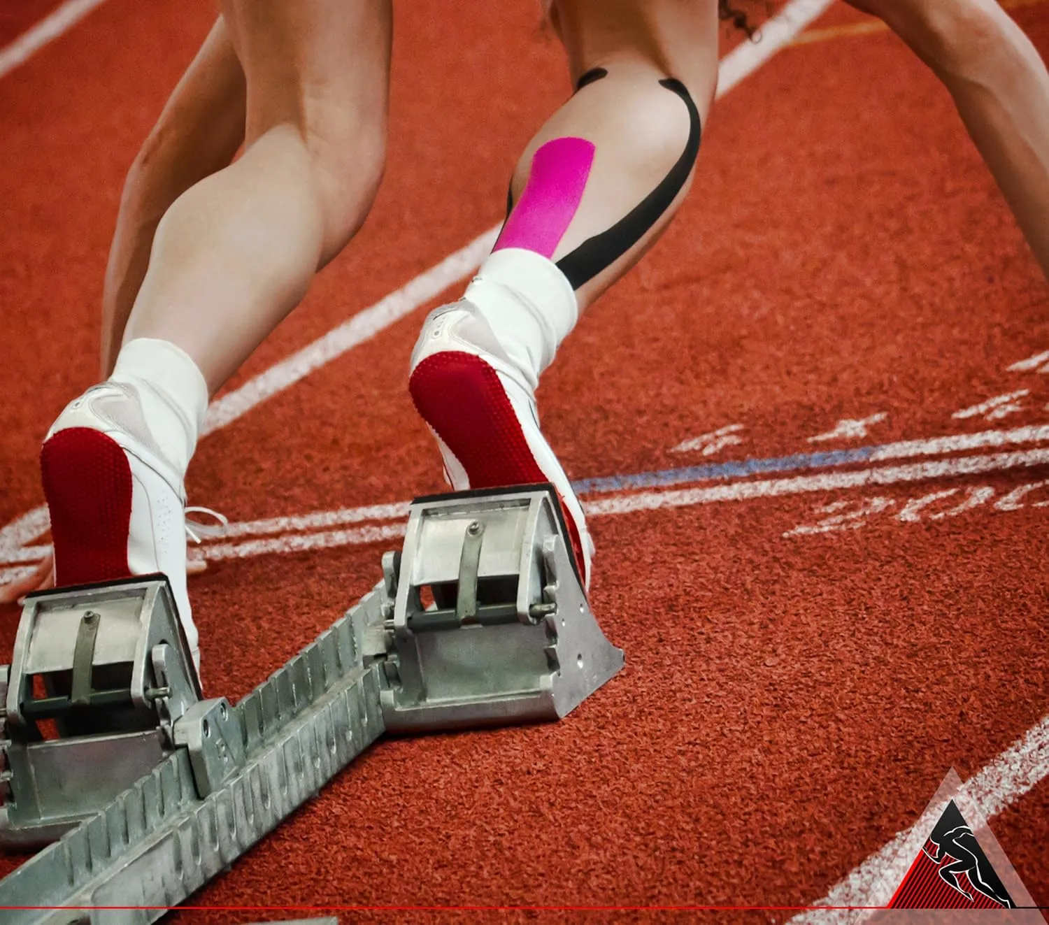 Original Kinesiology Athletic Tape. Professional Sports Tape for Ankle Wrist Knee Shoulder Muscles Joints. Latex Free, Waterproof, Stretchy, and Gentle on Skin. Up to 115 ft/Roll